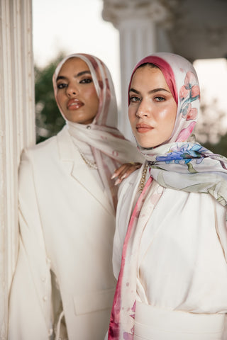 WOROOD Pure Silk Hijab for Special Occasions