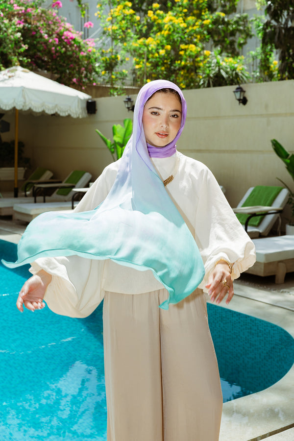 Mermaid Splash Modal Scarf