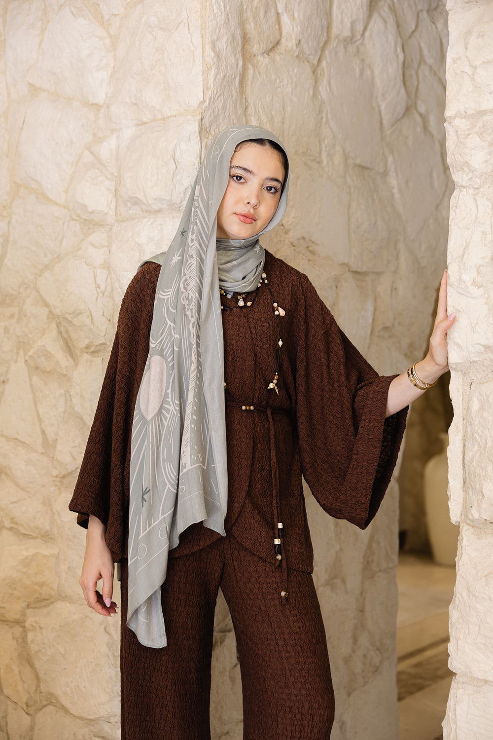 Sunny Days In Sage Modal Scarf