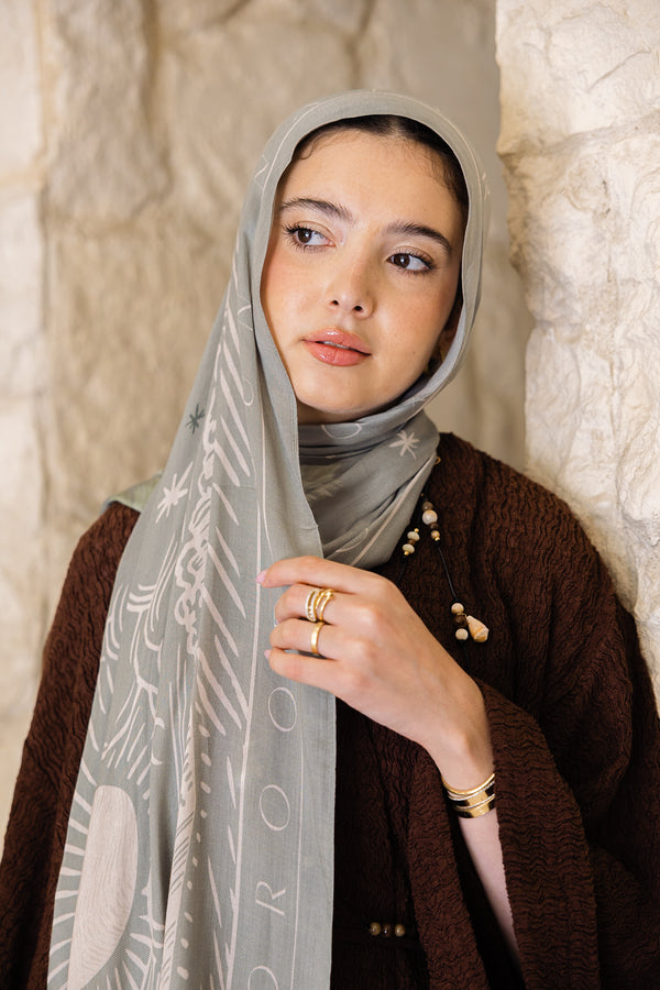 Sunny Days In Sage Modal Scarf