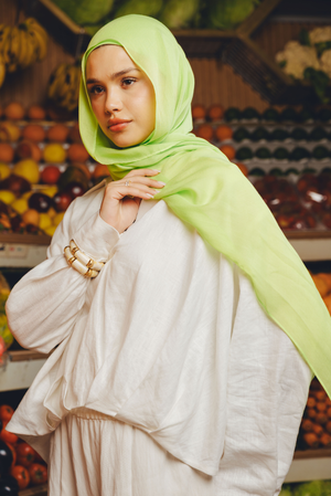 وشاح بامبو Apple Green