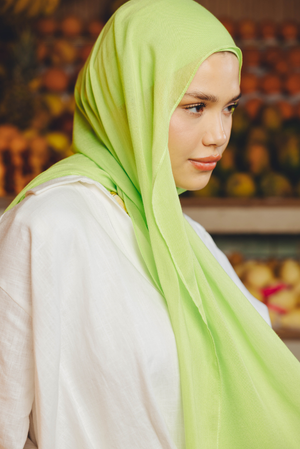 WOROOD Apple Green Bamboo SetScarf– Elegant & Fresh