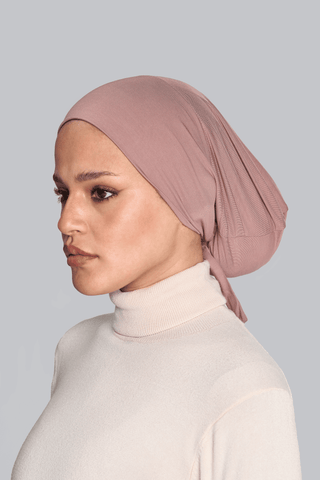 Ashy Rose premium bamboo inner cap with breathable lightweight comfort by WOROOD