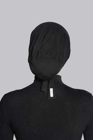 Black premium bamboo inner cap with breathable lightweight comfort by WOROOD