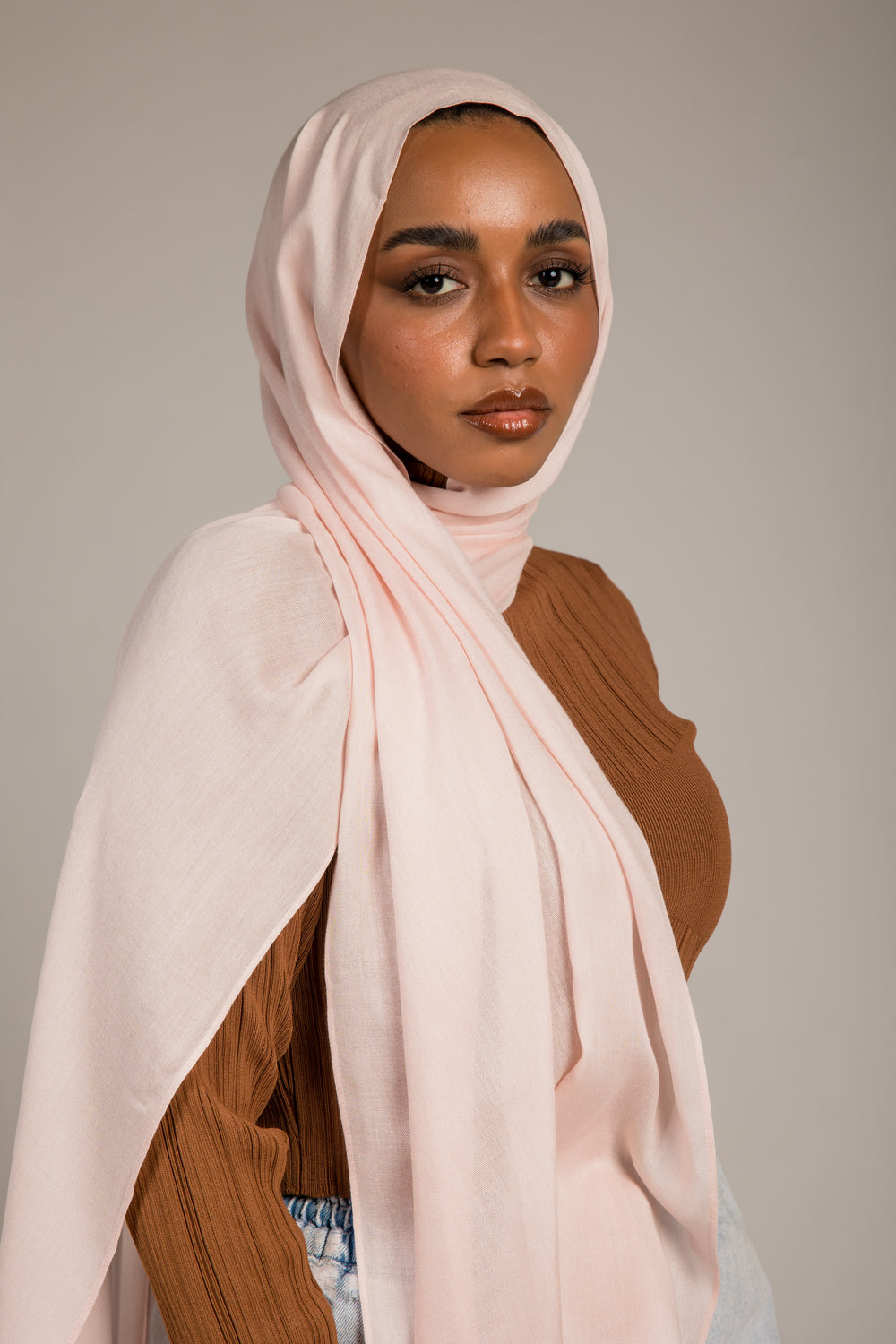 Worood Body Rose Modal Scarf – Soft, feminine style
