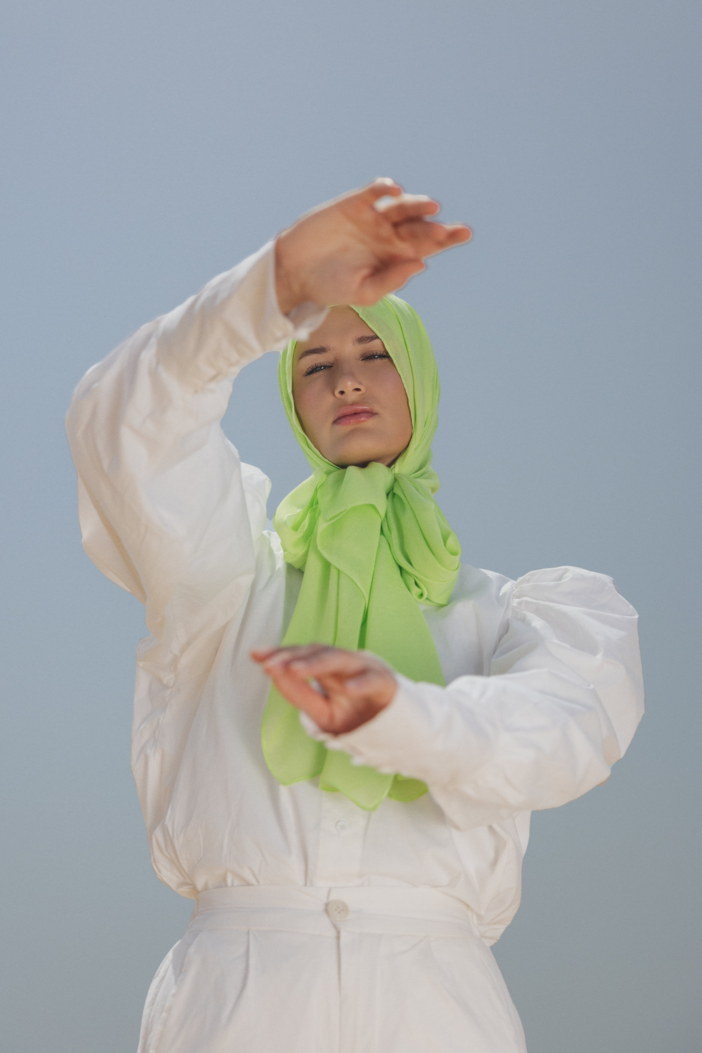 Apple Green Bamboo Hijab