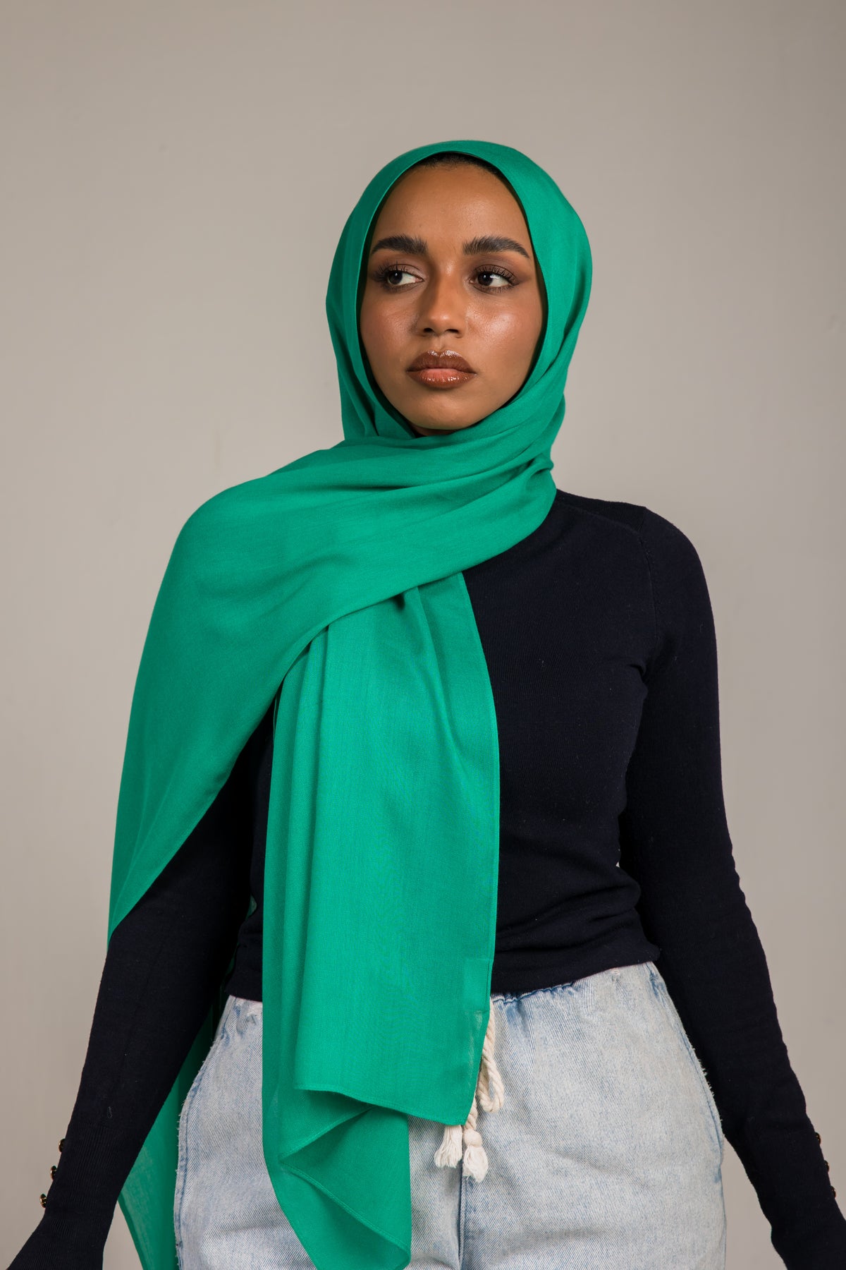 Caribbean Green Cotton Modal