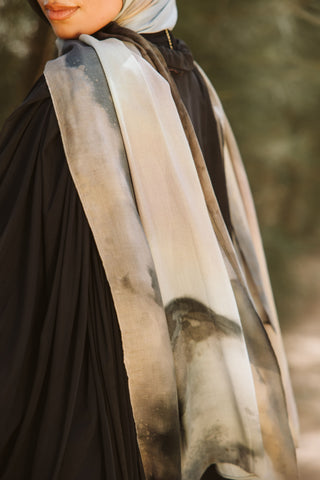 Umbréa printed premium modal scarf with breathable lightweight drape by WOROOD