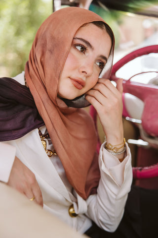 Velora printed premium modal scarf with breathable lightweight drape by WOROOD