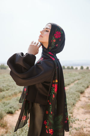 Worood Frida Modal Scarf – artistic and stylish