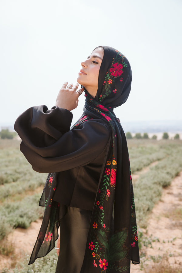 Worood Frida Modal Scarf – artistic and stylish