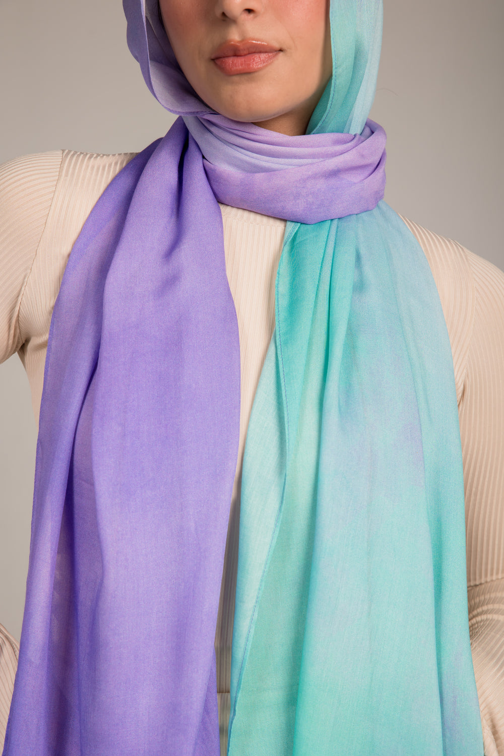 Worood Mermaid Splash Modal Scarf – fun and playful