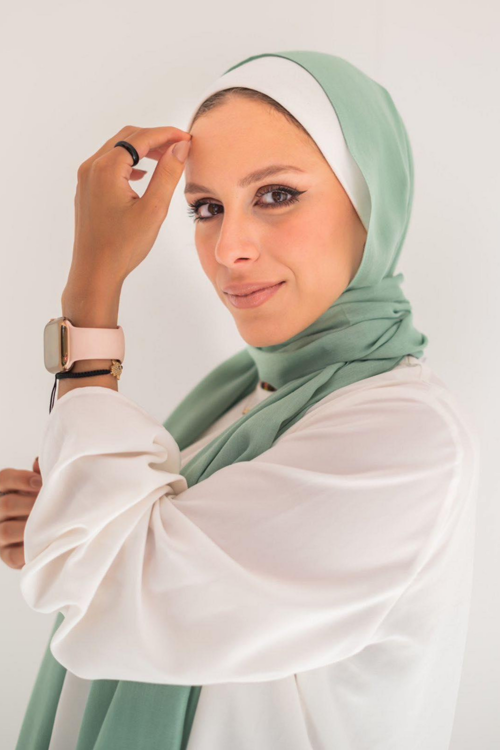Worood Mint Green Modal Scarf – Fresh breathable fabric