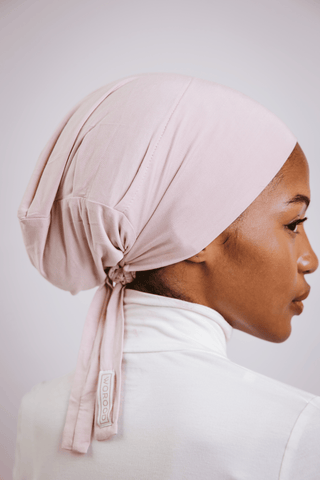 Powder Rose premium bamboo inner cap with breathable lightweight comfort by WOROOD