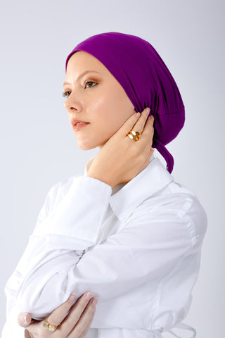 Raspberry premium bamboo inner cap with breathable lightweight comfort by WOROOD