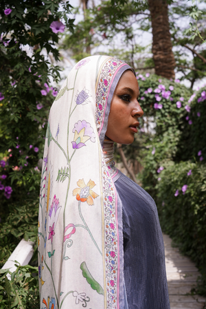 Worood Rosalie Blush Modal Scarf – feminine and stylish