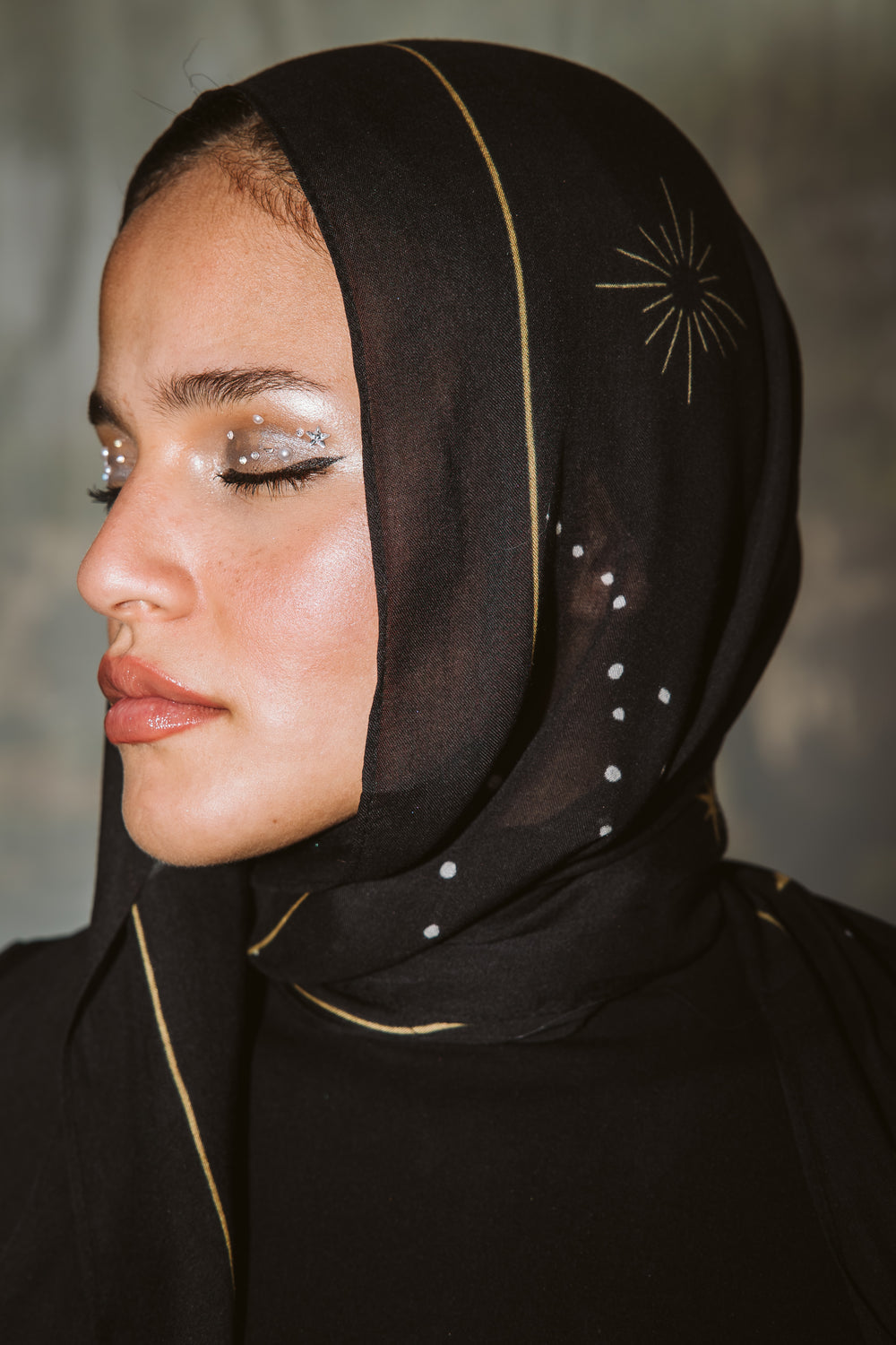 Worood Starfall Modal Scarf – dreamy and artistic