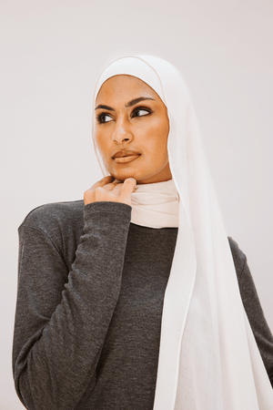 Worood Vanilla Bamboo Scarf – Fresh & Elegant