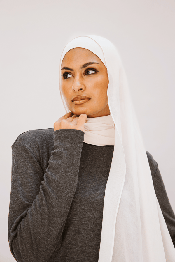 Worood Vanilla Bamboo Scarf – Fresh & Elegant
