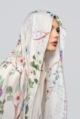 Alaria Printed Premium Modal Scarf by WOROOD