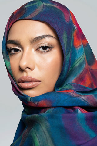 Azalea Printed Premium Modal Scarf by WOROOD