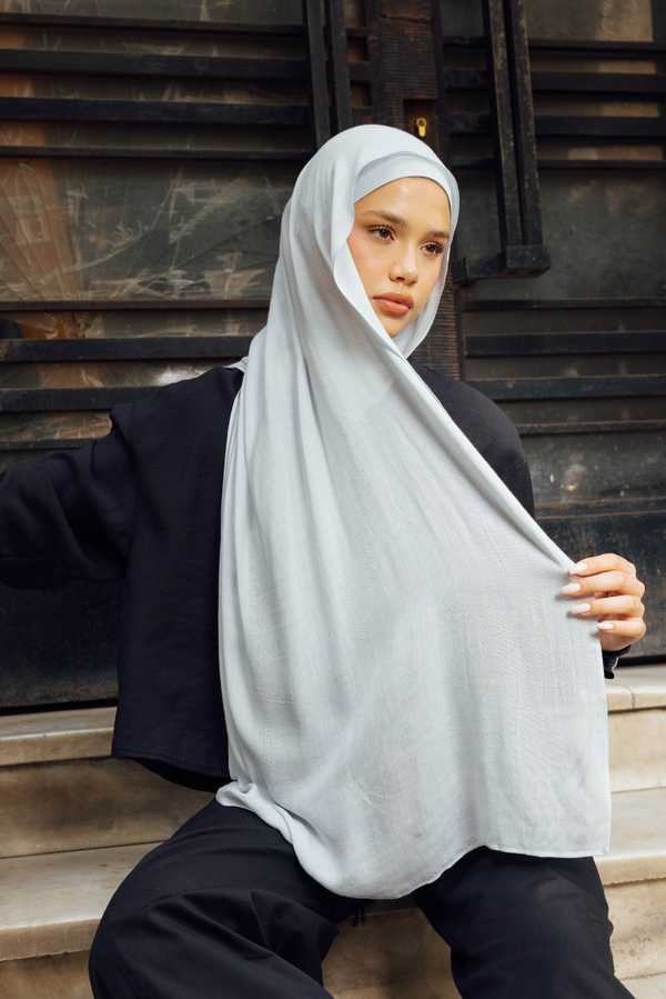 WOROOD Frost Cloud Bamboo Set Scarf– Elegant & Light 