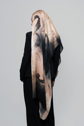 Bayan Printed Premium Modal Scarf by WOROOD