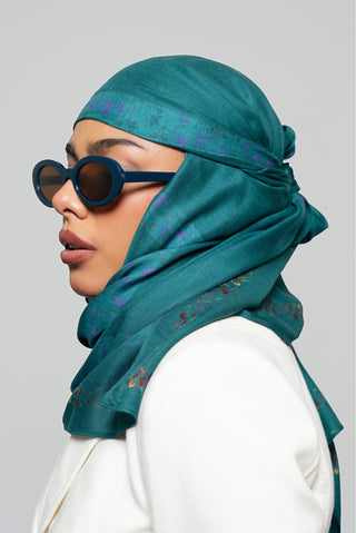 Emerald Queen Printed Premium Modal Scarf by WOROOD