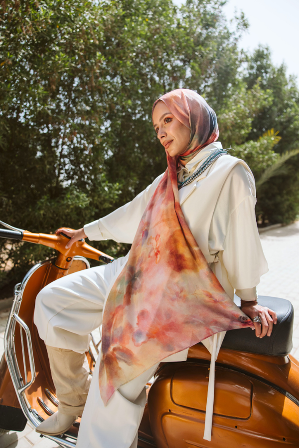 Modal scarf "florage" by WOROOD 