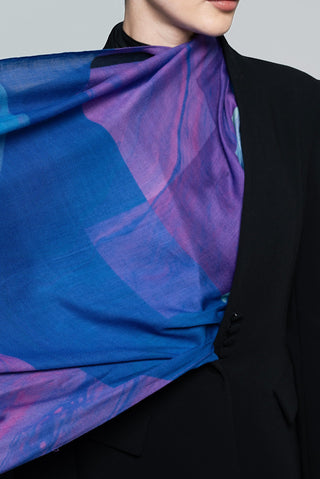 Galaxy Dreams Printed Premium Modal Scarf by WOROOD