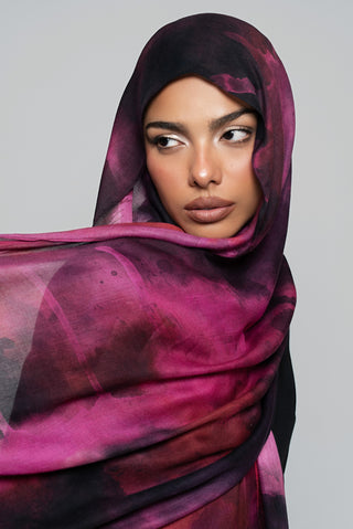 Jumrah Printed Premium Modal Scarf by WOROOD