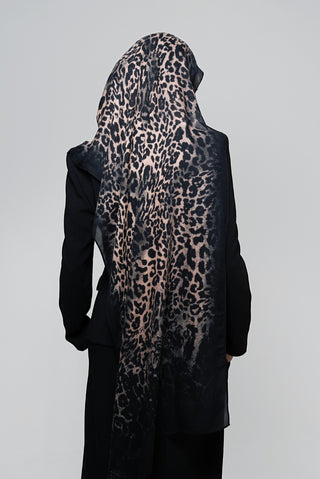 Leopardess Printed Premium Modal Scarf by WOROOD