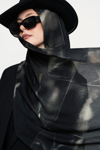 Lunara Printed Premium Modal Scarf by WOROOD