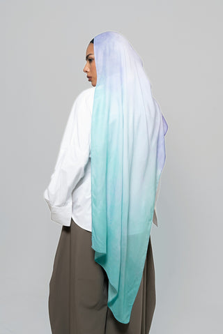 Mermaid Splash Printed Premium Modal Scarf by WOROOD