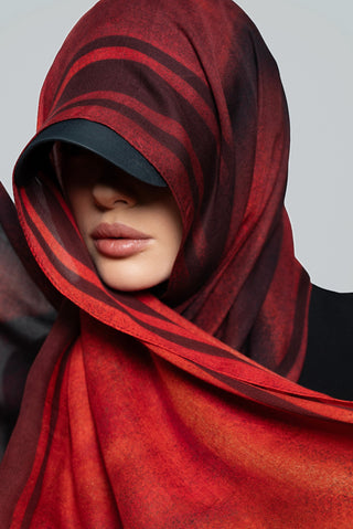 Scarlet Rouge Printed Premium Modal Scarf by WOROOD