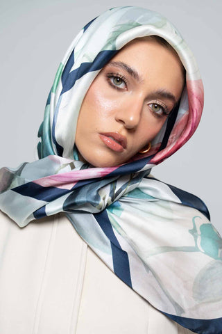 Elysian Square Silk Scarf by WOROOD