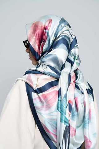 Elysian Square Silk Scarf by WOROOD