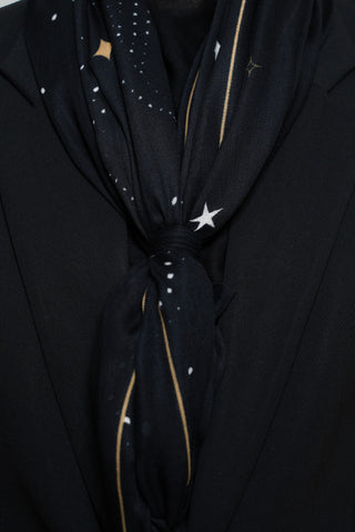 Starfall Printed Premium Modal Scarf by WOROOD