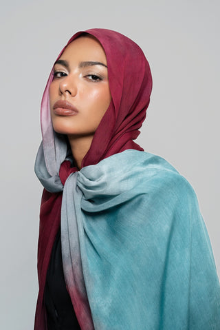 Twilight Skies Printed Premium Modal Scarf by WOROOD