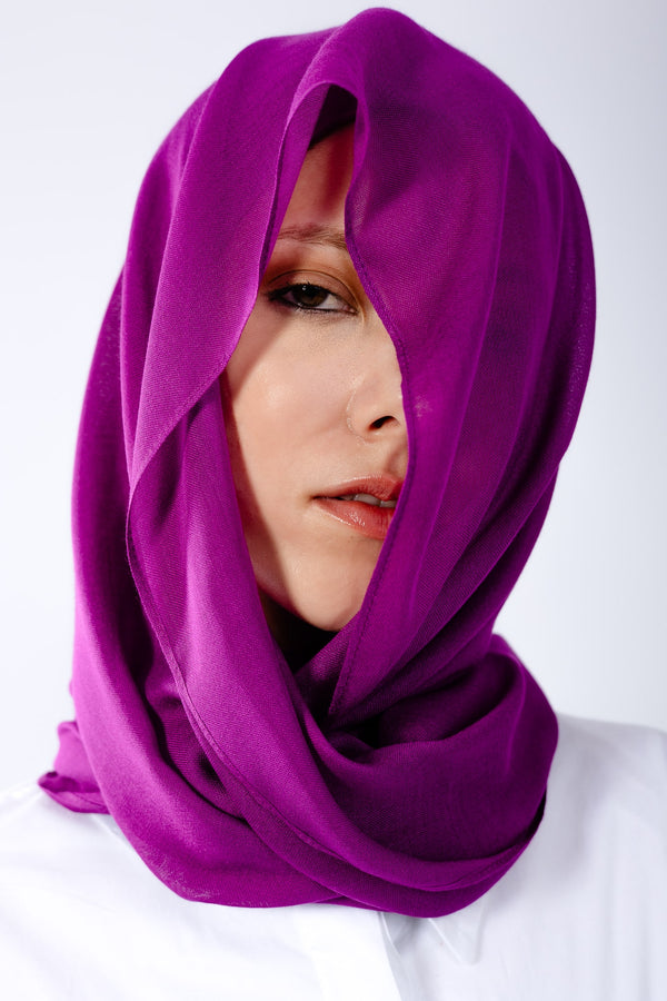 Raspberry Bamboo Hijab