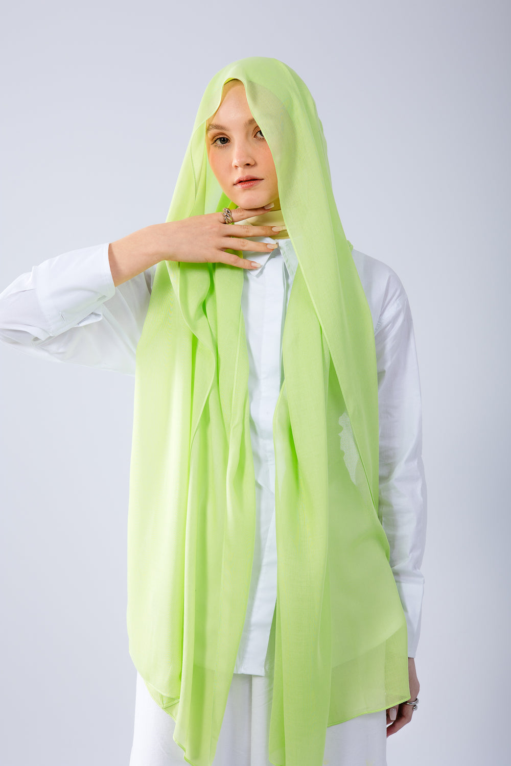 Apple Green Bamboo Hijab