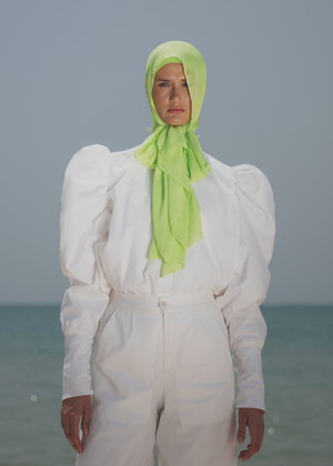 Apple Green Bamboo Hijab
