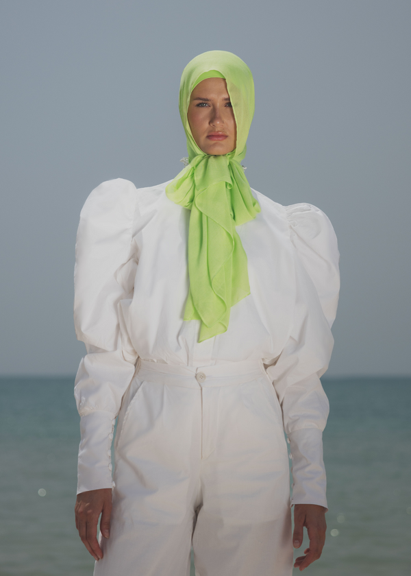 Apple Green Bamboo Hijab