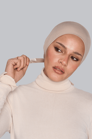 Frappé Premium Bamboo Inner Cap with breathable lightweight coverage by WOROOD