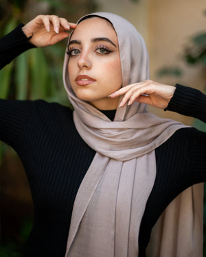 Worood Moon Rock Modal Scarf – Neutral and versatile